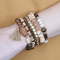 Boho Tassel Charm Bracelet