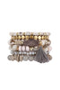 Boho Tassel Charm Bracelet