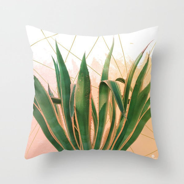 Hot Gold Throw Pillows