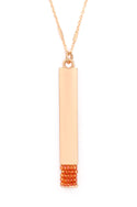 Bar Pendant Necklace