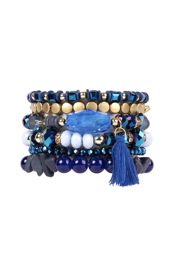 Boho Tassel Charm Bracelet