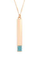 Bar Pendant Necklace