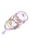 Boho Tassel Charm Bracelet