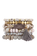 Boho Tassel Charm Bracelet