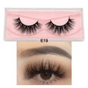 Mink Eyelashes Hand Made Crisscross False Eyelashes Cruelty Free Dramatic 3D Mink Lashes Long Lasting Faux Cils for Makeup Tools - Webster.direct