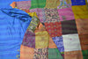 Hand Stitched Kantha  Silk  Vintage Throw