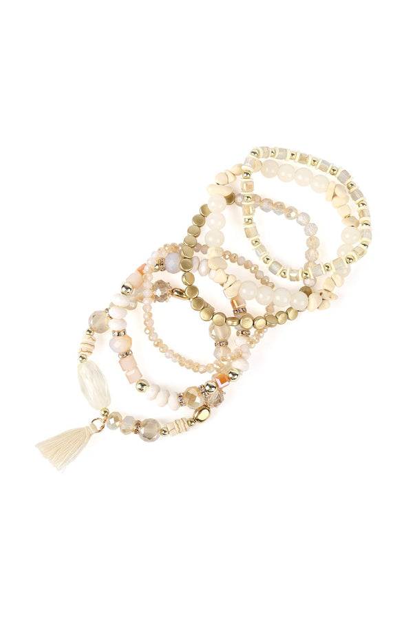 Boho Tassel Charm Bracelet