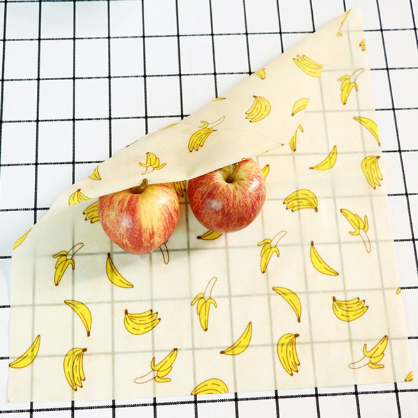 Beeswax Food Wrap Reusable Eco-Friendly Food Cover Sustainable Seal Tree Resin Plant Oils Storage Snack Wraps