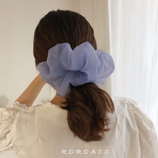 Big Size Organza Hair Scrunchies