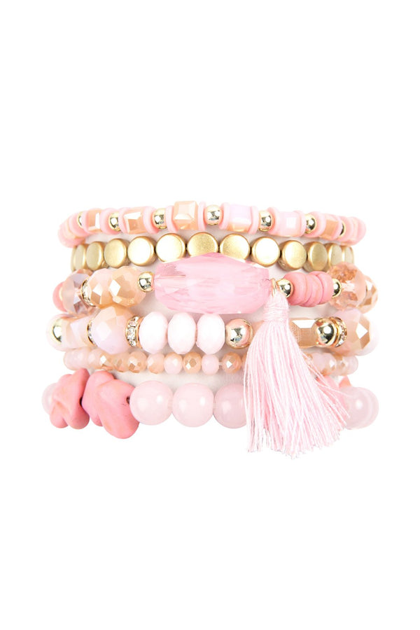 Boho Tassel Charm Bracelet