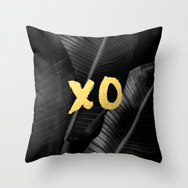 Hot Gold Throw Pillows