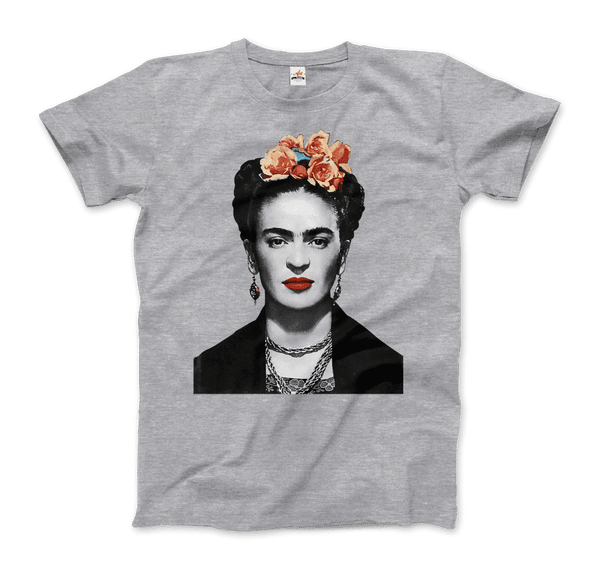 Frida Kahlo With Flowers Poster Artwork T-Shirt