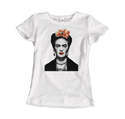 Frida Kahlo With Flowers Poster Artwork T-Shirt