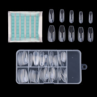 Buy 100transparent48clay 100-600pcs False Nails