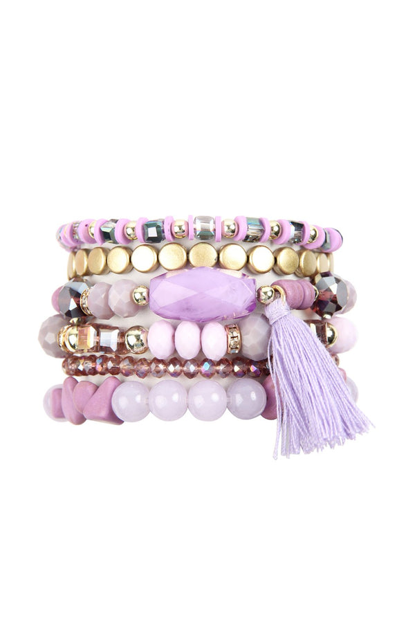 Boho Tassel Charm Bracelet