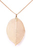 Filigree Leaf Necklace
