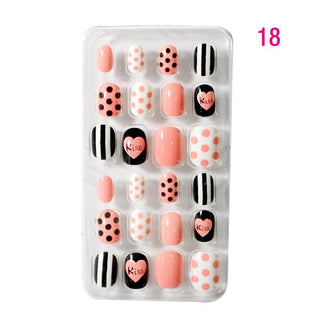 Buy color-18 Kids Easy Apply Salon Girl Nail Art