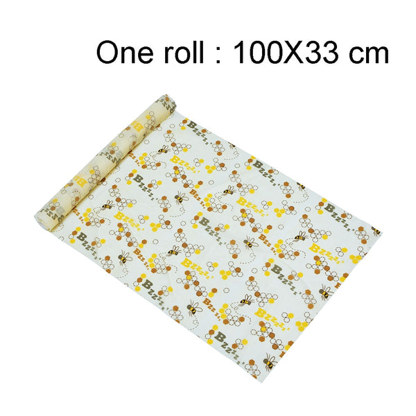 Beeswax Food Wrap Reusable Eco-Friendly Food Cover Sustainable Seal Tree Resin Plant Oils Storage Snack Wraps