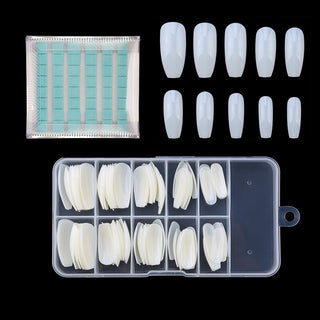 Buy 100natural48clay 100-600pcs False Nails