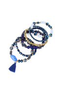 Boho Tassel Charm Bracelet