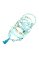 Boho Tassel Charm Bracelet