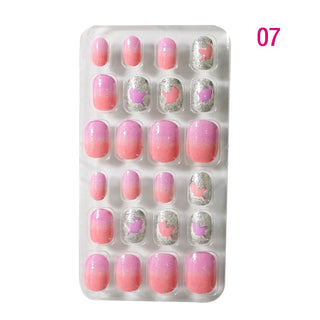 Buy color-7 Kids Easy Apply Salon Girl Nail Art